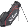 Titleist Golf Titleist NEW Players 4 Stand Bag - Black/Black/Red -Clubs Sales 2023 0061