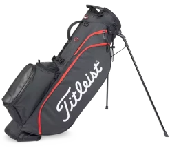 Titleist Golf Titleist NEW Players 4 Stand Bag - Black/Black/Red