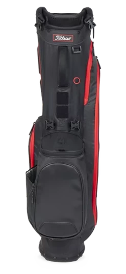 Titleist Golf Titleist NEW Players 4 Stand Bag - Black/Black/Red -Clubs Sales 2023 0062