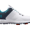 Under Armour Golf Under Armour HOVR Drive 2 Wide Golf Shoes - White/Grey/Blue -Clubs Sales 2023 1031