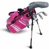 U.S. Kids Golf U.S Kids Golf UL42-s 4 Club Stand Set - Pink/White - Left Hand -Clubs Sales 2023 14762 1 1 1 1