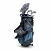 U.S. Kids Golf U.S Kids Golf UL48-S 5 Club Stand Bag Set - Grey/Teal - Left Hand