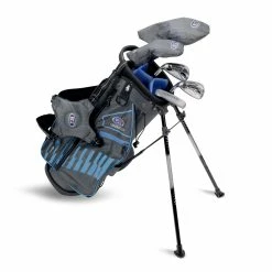 U.S. Kids Golf U.S Kids Golf UL48-S 5 Club Stand Bag Set - Grey/Teal - Left Hand -Clubs Sales 2023 18860 main.default