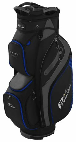 Powakaddy Golf PowaKaddy DLX-Lite Edition Cart Bag - Black/Titanium/Blue