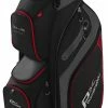 Powakaddy Golf PowaKaddy DLX-Lite Edition Cart Bag - Black/Titanium/Red -Clubs Sales 2023 2020 powakaddy dlx lite black red copy 1