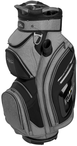 Powakaddy Golf Powakaddy Premium Tech Cart Bag - Heather/Black/Silver