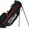 Titleist Golf Titleist Players 4 Stand Bag-Black/Black/Red