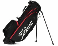 Titleist Golf Titleist Players 4 Stand Bag-Black/Black/Red
