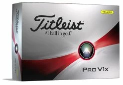 Titleist Golf New Titleist PRO V1x Golf Balls - Yellow