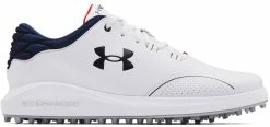Under Armour Golf Under Armour Draw Sport Spikeless Wide (E) Mens Golf Shoes - White (102)