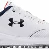 Voice Caddie Golf Under Armour Draw Sport Spikeless Wide (E) Mens Golf Shoes - White (102)-9.5-Wide