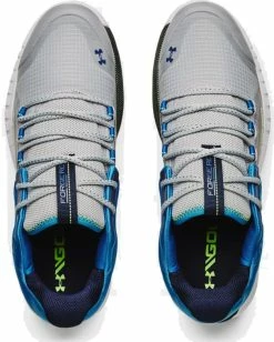 Under Armour Golf Under Armour HOVR Forge RC Spikeless Golf Shoes - Mod Grey / Cruise Blue (103) -Clubs Sales 2023 3024366 3 1