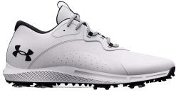 Under Armour Golf Under Armour Charged Draw 2 Wide Mens Golf Shoes - White/Black