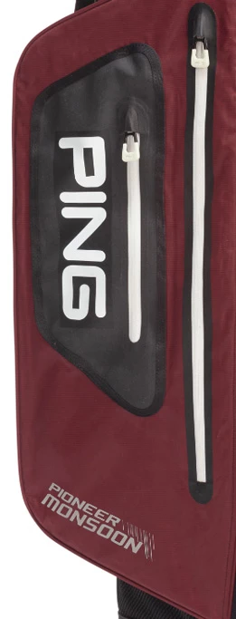 Ping Golf PING Pioneer Monsoon Cart Bag - Mulberry/Black 5 Ping Golf PING Pioneer Monsoon Cart Bag - Mulberry/Black - Image 3