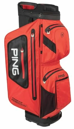 Ping Golf Ping Pioneer Monsoon Cart Bag - Scarlet/Black