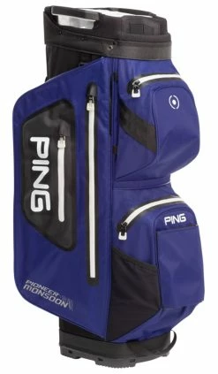 Ping Golf PING Pioneer Monsoon Cart Bag - Cobalt Blue/Black