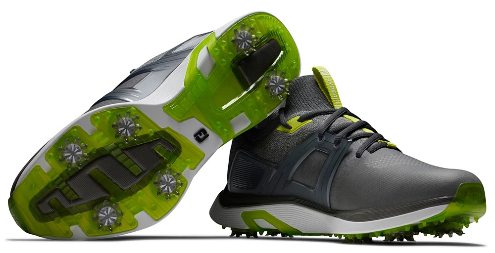 FootJoy Golf FootJoy HyperFlex Mens Golf Shoes - Charcoal/Grey/Lime 8 FootJoy Golf FootJoy HyperFlex Mens Golf Shoes - Charcoal/Grey/Lime - Image 6