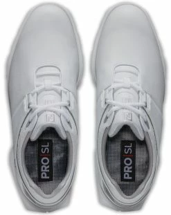 FootJoy Golf FootJoy Pro SL 2022 Golf Shoe - White/Grey -Clubs Sales 2023 53070 1