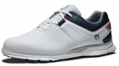 FootJoy Golf FootJoy Pro SL 2022 Golf Shoe - White/Navy/Red -Clubs Sales 2023 53074 5