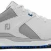 FootJoy Golf FootJoy Pro SL Golf Shoes - White/Grey/Blue 1 FootJoy Golf FootJoy Pro SL Golf Shoes - White/Grey/Blue -Clubs Sales 2023 53811 3