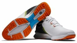 FootJoy Golf FootJoy Fuel Golf Shoe - White/Black/Orange -Clubs Sales 2023 55443 3
