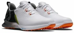 FootJoy Golf FootJoy Fuel Golf Shoe - White/Black/Orange -Clubs Sales 2023 55443 4