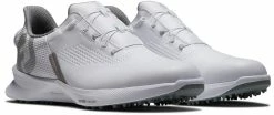 FootJoy Golf FootJoy Fuel BOA Golf Shoe - White/Grey -Clubs Sales 2023 55446 4
