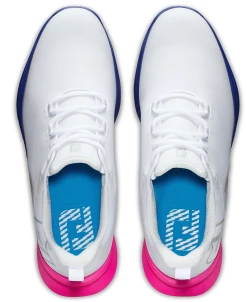 FootJoy Golf FootJoy Fuel Sport Mens Golf Shoes - White/Pink/Blue -Clubs Sales 2023 55455 6