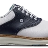 FootJoy Golf FootJoy Traditions Mens Golf Shoes - White/Navy 57899 -Clubs Sales 2023 57899 4