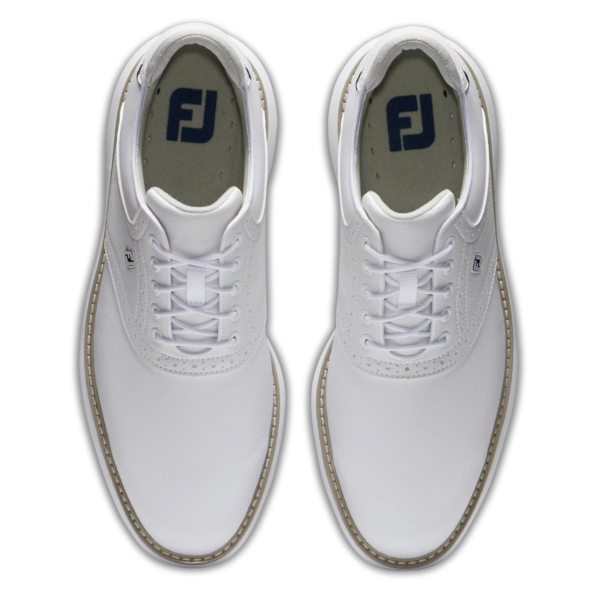FootJoy Golf Footjoy FJ Traditions White 57903 8 FootJoy Golf Footjoy FJ Traditions White 57903 - Image 6