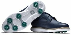 FootJoy Golf FootJoy Traditions - Shield Tip Golf Shoes - Navy -Clubs Sales 2023 57911 3