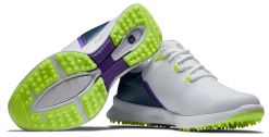 FootJoy Golf FootJoy Fuel Sport Womens Golf Shoes - White/Navy/Green -Clubs Sales 2023 90128 4