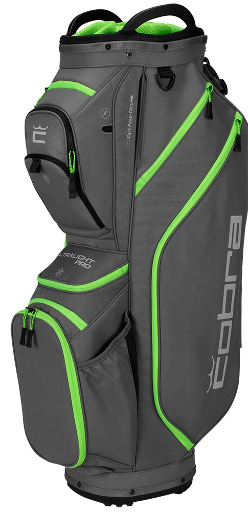 Cobra Golf Cobra Ultralight Pro Cart Bag - Quiet Shade/Green Gecko 3 Cobra Golf Cobra Ultralight Pro Cart Bag - Quiet Shade/Green Gecko