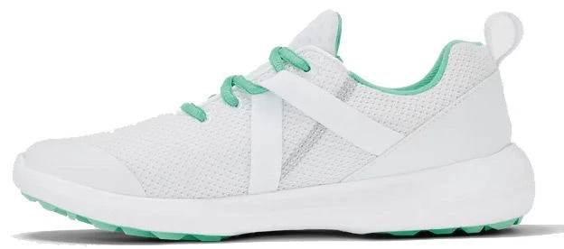 FootJoy Golf FootJoy Flex Women's Golf Shoe - White/Green 7 FootJoy Golf FootJoy Flex Women's Golf Shoe - White/Green - Image 5