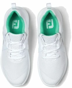 FootJoy Golf FootJoy Flex Women's Golf Shoe - White/Green 10 FootJoy Golf FootJoy Flex Women's Golf Shoe - White/Green -Clubs Sales 2023 95729 3