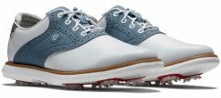 FootJoy Golf FootJoy Traditions Women's Golf Shoes - White/Blue -Clubs Sales 2023 97907 4