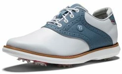 FootJoy Golf FootJoy Traditions Women's Golf Shoes - White/Blue -Clubs Sales 2023 97907 5