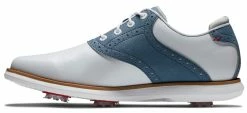 FootJoy Golf FootJoy Traditions Women's Golf Shoes - White/Blue -Clubs Sales 2023 97907 6
