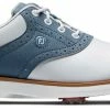 FootJoy Golf FootJoy Traditions Women's Golf Shoes - White/Blue