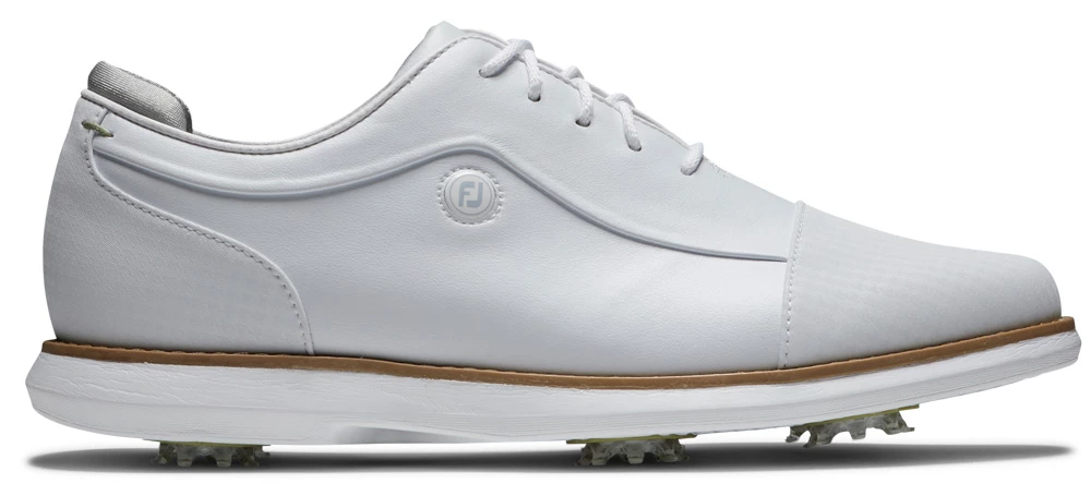 FootJoy Golf FootJoy Traditions Womens Golf Shoe - White 3 FootJoy Golf FootJoy Traditions Womens Golf Shoe - White