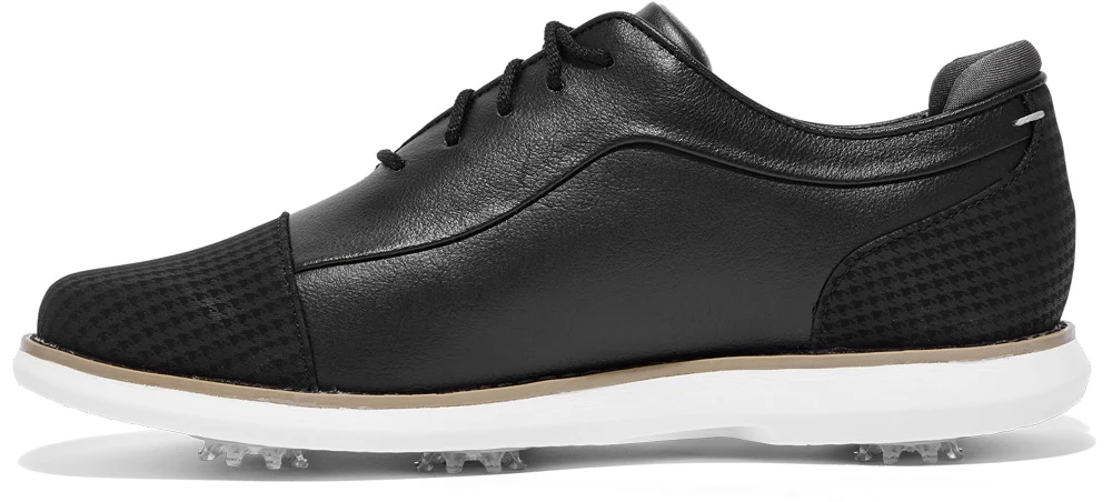 FootJoy Golf FootJoy Traditions Cap Toe Womens Golf Shoe - Black 4 FootJoy Golf FootJoy Traditions Cap Toe Womens Golf Shoe - Black - Image 2