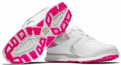 FootJoy Golf FootJoy Pro SL Boa Women's Golf Shoes - White/Silver/Rose -Clubs Sales 2023 98119 3