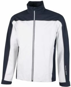 Galvin Green Ace Full Zip Waterproof Jacket - White/Navy/Cool Grey