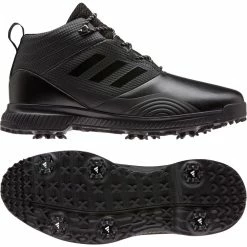 ADIDAS Climaproof Traxion Mid Golf Shoe - Core Black/Core Black/Dark Silver Metallic