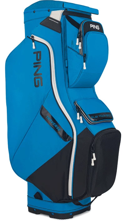 Ping Golf PING Traverse Cart Bag - Royal/Black/White 3 Ping Golf PING Traverse Cart Bag - Royal/Black/White