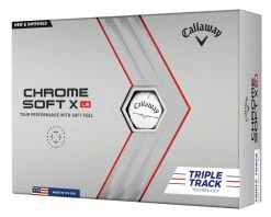 Callaway Golf Callaway Chrome Soft X LS Triple Track Golf Balls - White -Clubs Sales 2023 balls 2022 chrome soft x ls triple track 2 1
