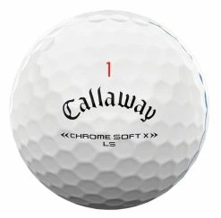 Callaway Golf Callaway Chrome Soft X LS Triple Track Golf Balls - White -Clubs Sales 2023 balls 2022 chrome soft x ls triple track 2 3