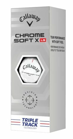 Callaway Golf Callaway Chrome Soft X LS Triple Track Golf Balls - White