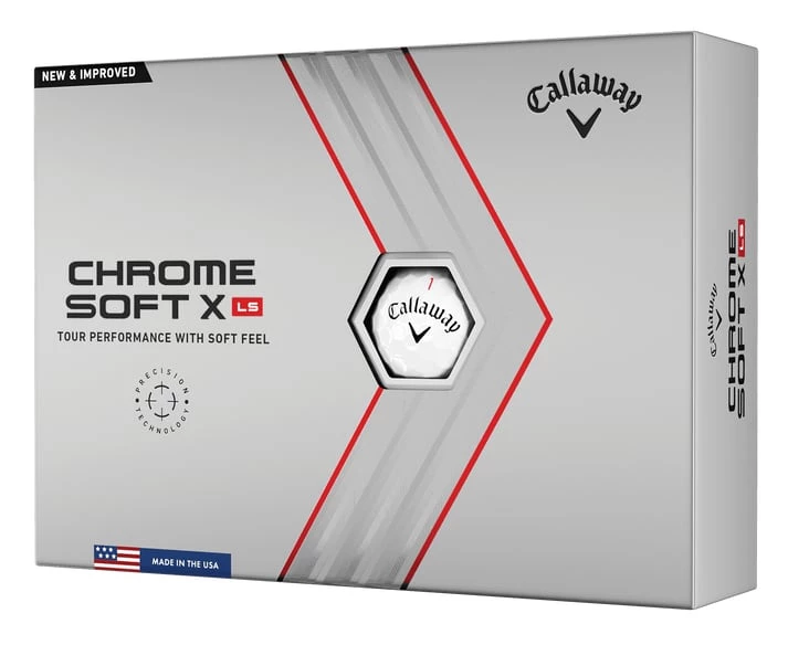 Callaway Golf Callaway Chrome Soft X LS Golf Balls 2022 - White 6 Callaway Golf Callaway Chrome Soft X LS Golf Balls 2022 - White - Image 4