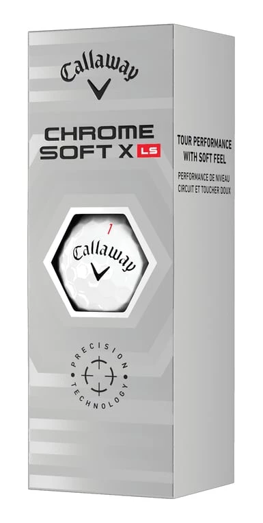 Callaway Golf Callaway Chrome Soft X LS Golf Balls 2022 - White 3 Callaway Golf Callaway Chrome Soft X LS Golf Balls 2022 - White